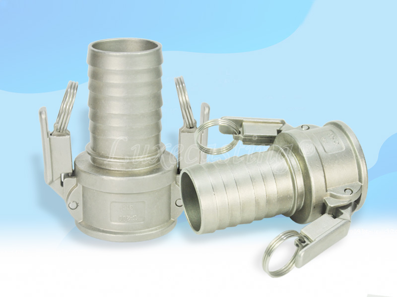 自锁接头 C 多齿尾管