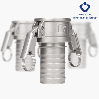 自锁接头 C 多齿尾管